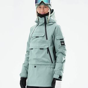 Dope Akin W Snowboard Jacket in Faded Green (Size M)